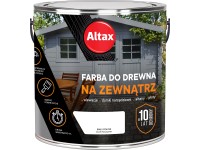 Altax Farba do drewna zewnętrzna biały połysk 2,5 l