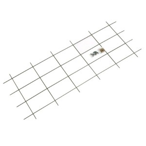 Zielona metalowa kratka 150x60 cm z elementami montażowymi, podpórka dla roślin.