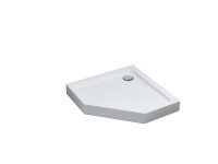 Schedpol Brodzik pięciokątny Mittel 90 biały 90x90x13 Schedpol Brodzik pięciokątny Mittel 90 biały 90x90x13