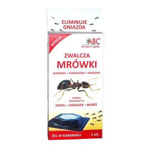 ABC środek na mrówki do zwalczania mrówek w domu, ogrodzie i biurze. 2 sztuki.
