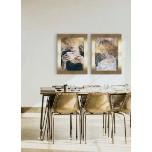 ARS LONGA Obraz MYSTERY WOMAN 63 x 83 cm