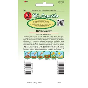 Opakowanie nasion wilec 't.b.t.' do kolorowych kwiatów w ogrodzie.