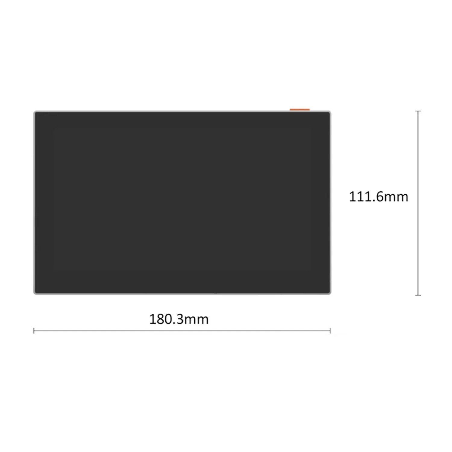 Monitor Ezviz z akumulatorem, 17,78 cm, wymiary 180,3 x 111,6 mm, do elastycznego monitoringu.