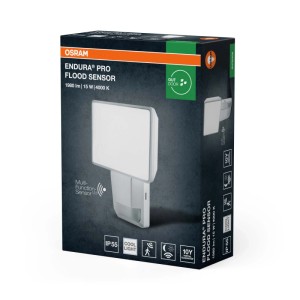 Opakowanie reflektora LED Osram Endura Pro z czujnikiem. Idealny do użytku na zewnątrz.
