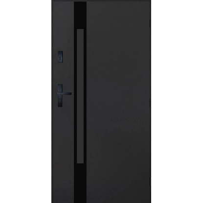 Pantor Drzwi zewnętrzne  stalowe MONACHIUM antracyt 100 P