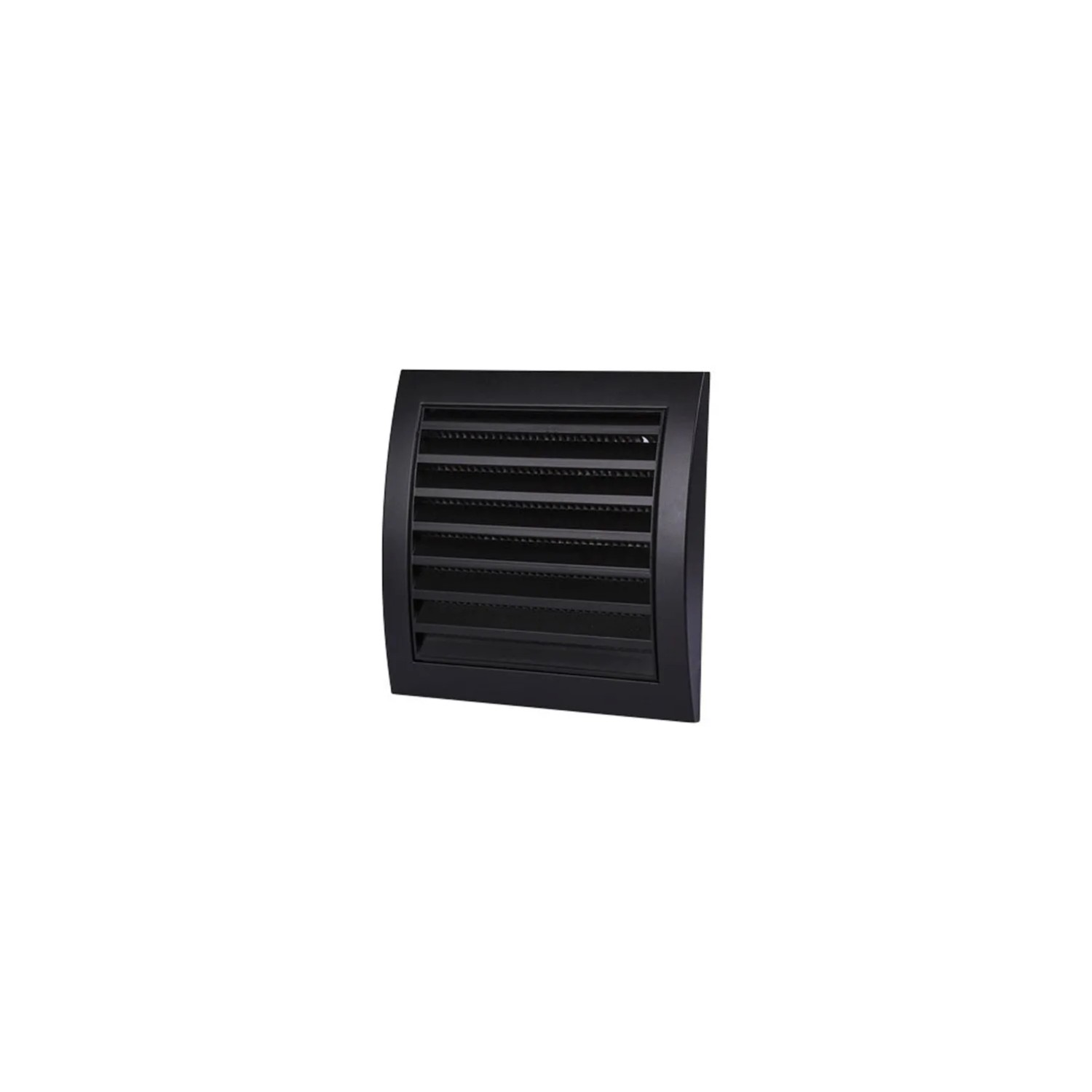 Przybysz Kratka wentylacji z siatką zamykana czarna 15 x 15 mm fi 10