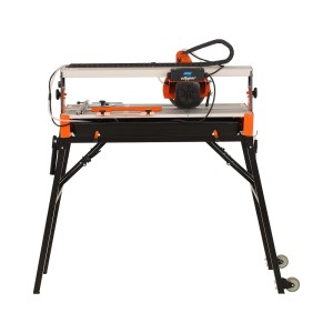 Przecinarka do glazury t.b.t. ze stołem i kółkami.