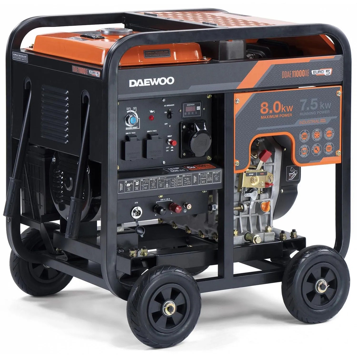 DAEWOO Agregat prądotwórczy diesel DAEWOO DDAE 11000XE 8000W