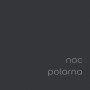 Próbka koloru farby do ścian t.b.t. w ciemnoszarym odcieniu, Noc Polarna.