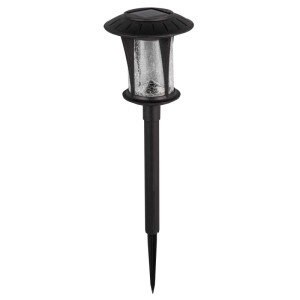Goldlux Lampa solarna słupek LED BOLTON DISPLAY 4000K IP44 czarna