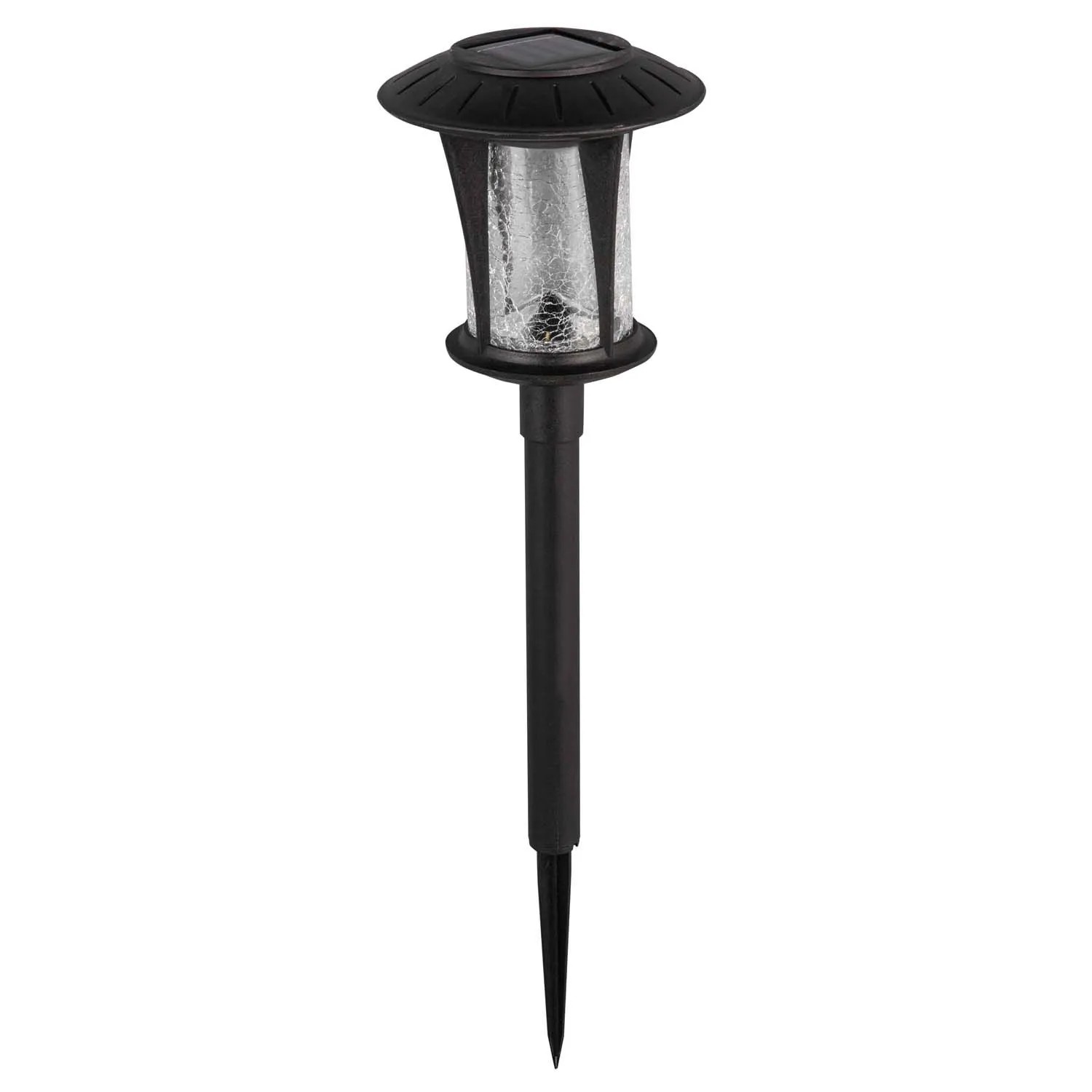 Goldlux Lampa solarna słupek LED BOLTON DISPLAY 4000K IP44 czarna