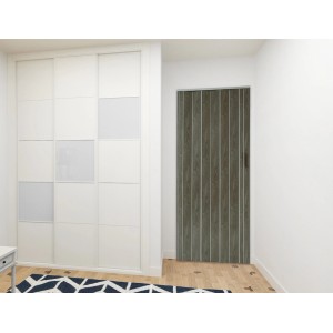 t.b.t. drzwi harmonijkowe w stylu drewna jako rozwiązanie oszczędzające miejsce.