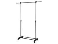 Garderoba pojedyncza PAULO na kółkach 85 cm x 160 cm