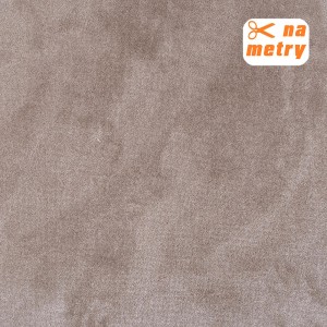 Zbliżenie beżowej wykładziny dywanowej t.b.t. na metry.