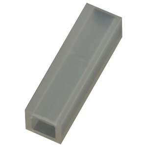 Akcesorium do zamka drzwi t.b.t., przezroczysty profil z tworzywa sztucznego.