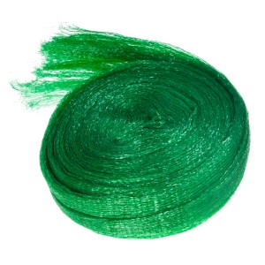 Zielona siatka ochronna na ptaki, 10x4 m, zwinięta. Ochrona owoców i siewek.