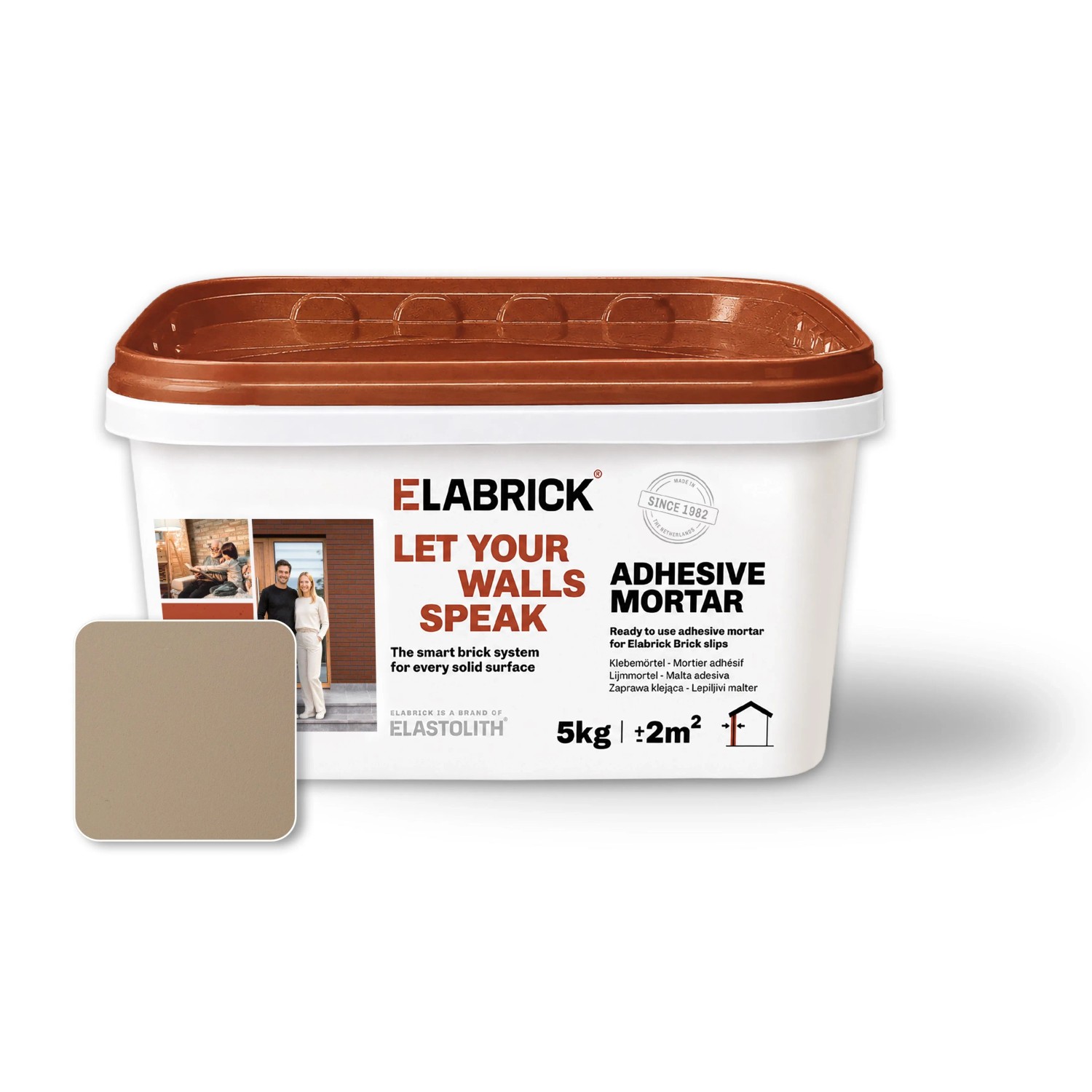 Elabrick Klej - Fuga szary piaskowy 5 kg