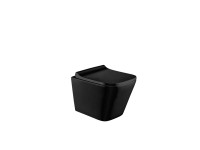 Solider Miska WC BL600 czarna wisząca z deską wolnoopadającą