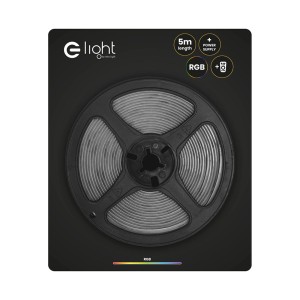 Taśma LED t.b.t. na rolce, 5m, RGB, do elastycznego oświetlenia wewnętrznego.