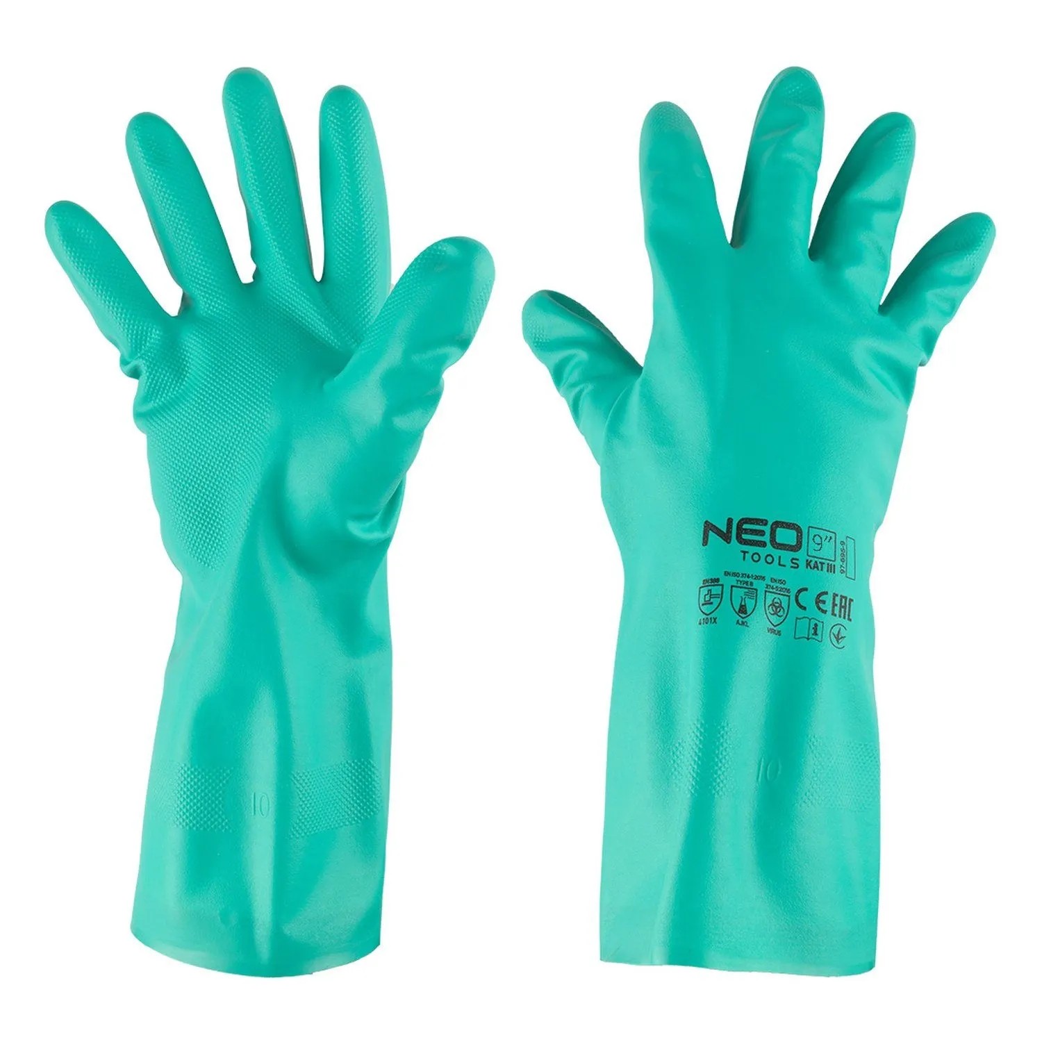 Neo Tools Rękawice chemioodporne nitrylowe - roz. 9