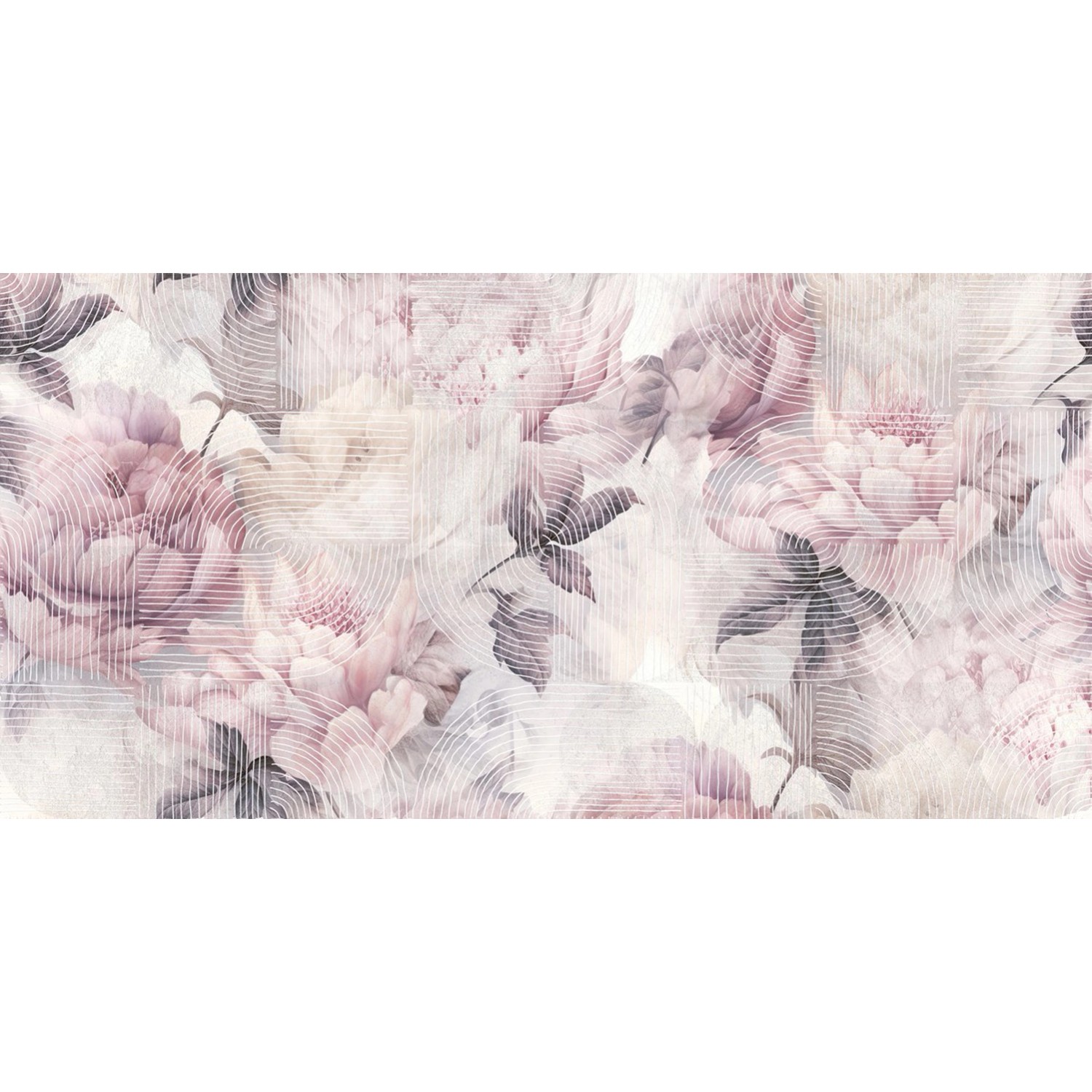 Dekor Fiori pastelli 60 x 120 cm