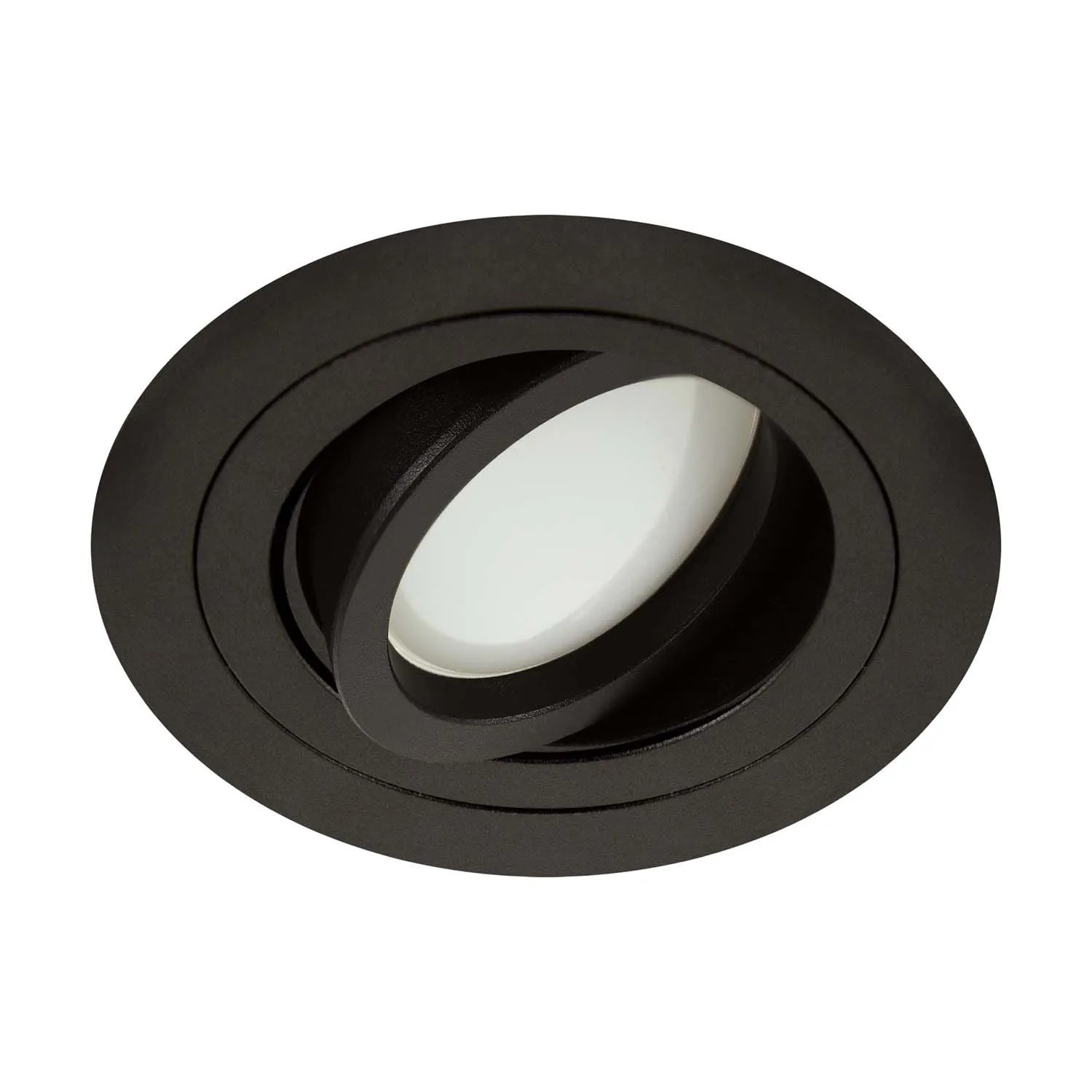 Struhm Lampa podtynkowa LUBA C 1xGU10/MR16 35W śr. 9,3cm czarna