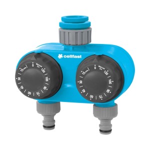 Rozdzielacz podwójny z zegarami mechanicznymi CELLPRO