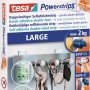 Tesa Powerstrips Large, 10 sztuk, mocny uchwyt bez wiercenia i usuwanie bez śladów.