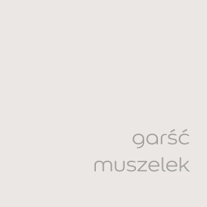 Próbka koloru farby do ścian t.b.t. odcień Garść Muszelek.