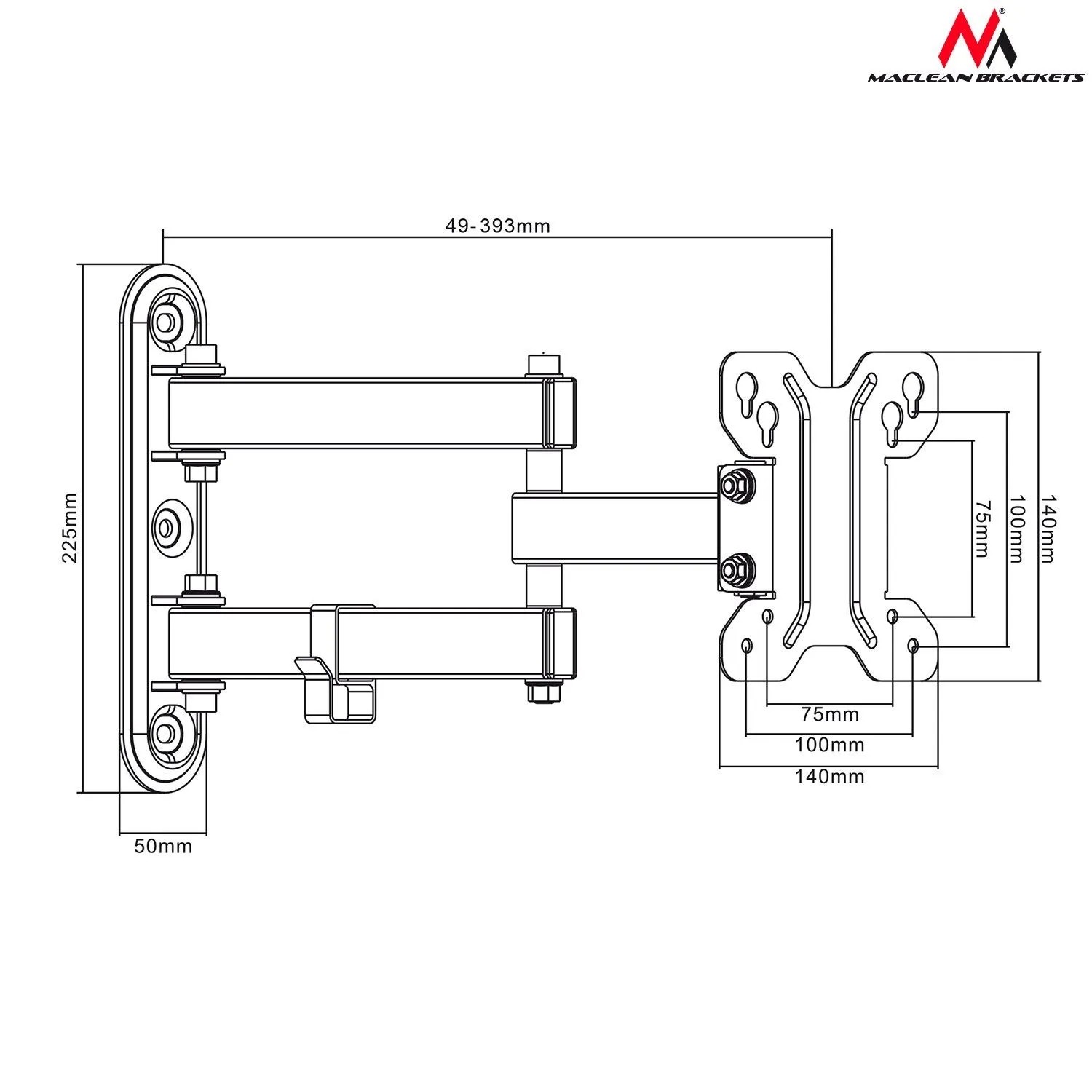 Maclean Uchwyt do TV MC-740 - 13"-32"_7