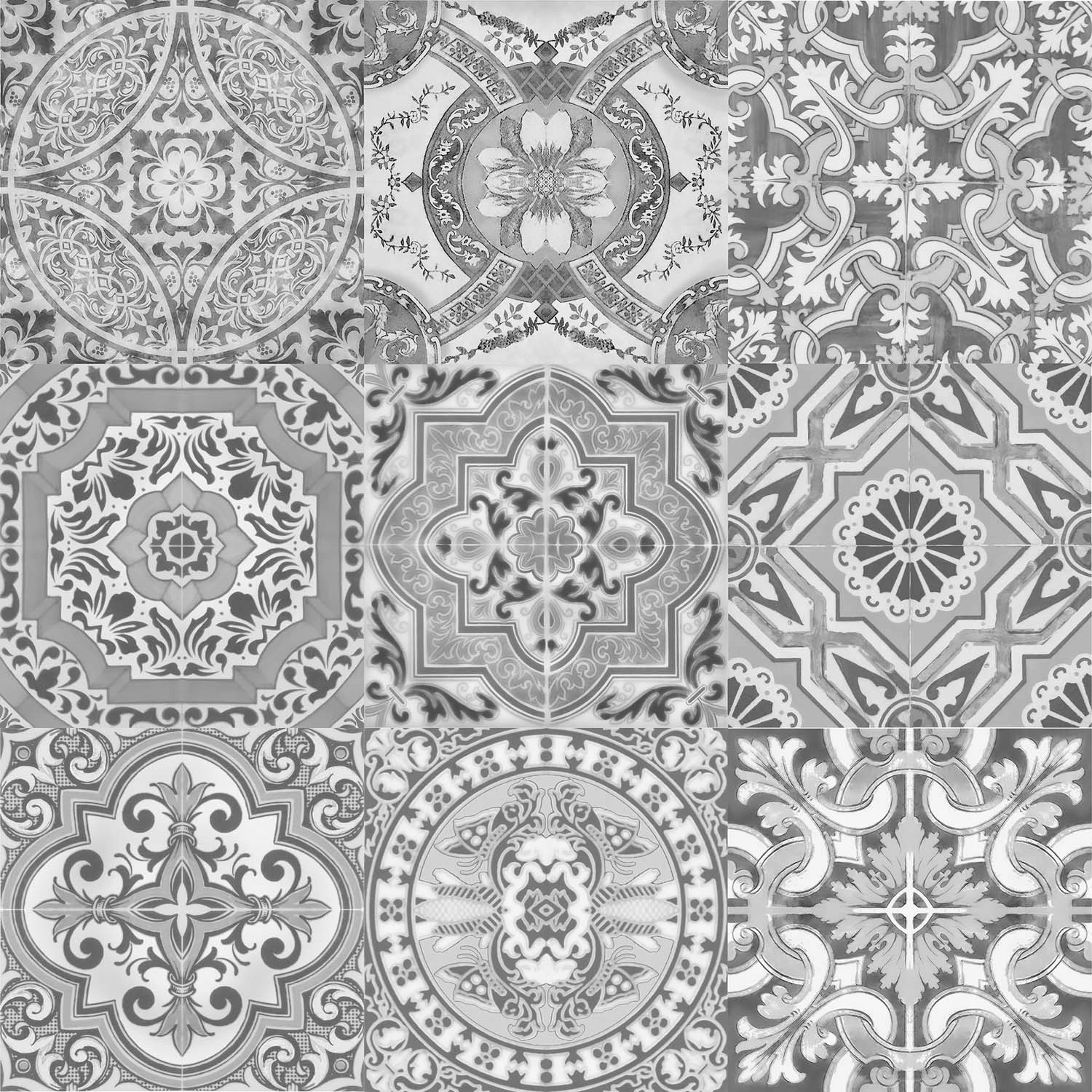 Gres szkliwiony Ambient patchwork 60 x 60 cm