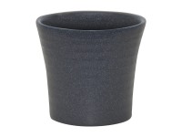 Osłonka kaktus grafit metalik - śr. 7 cm