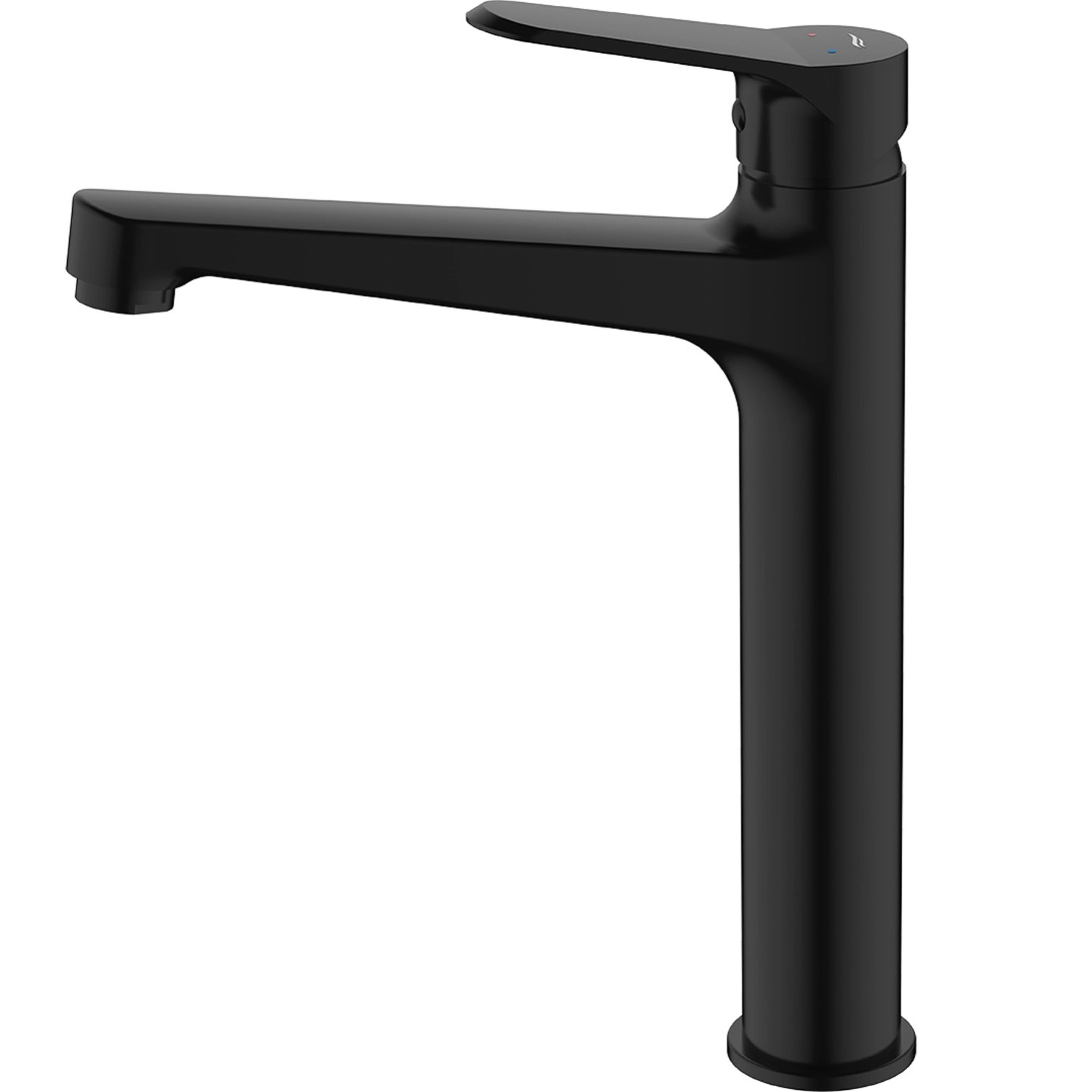 Kuchinox Bateria umywalkowa stojąca nablatowa Atez czarna