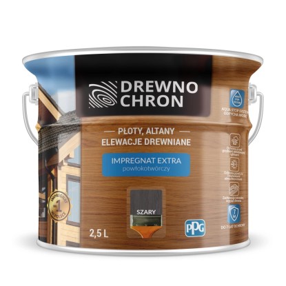 Drewnochron Impregnat Extra powłokotwórczy szary - 2,5L