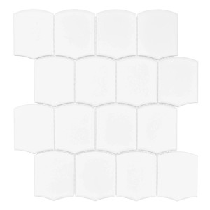 Mozaika Arcado white 25,6 x 29,2 cm