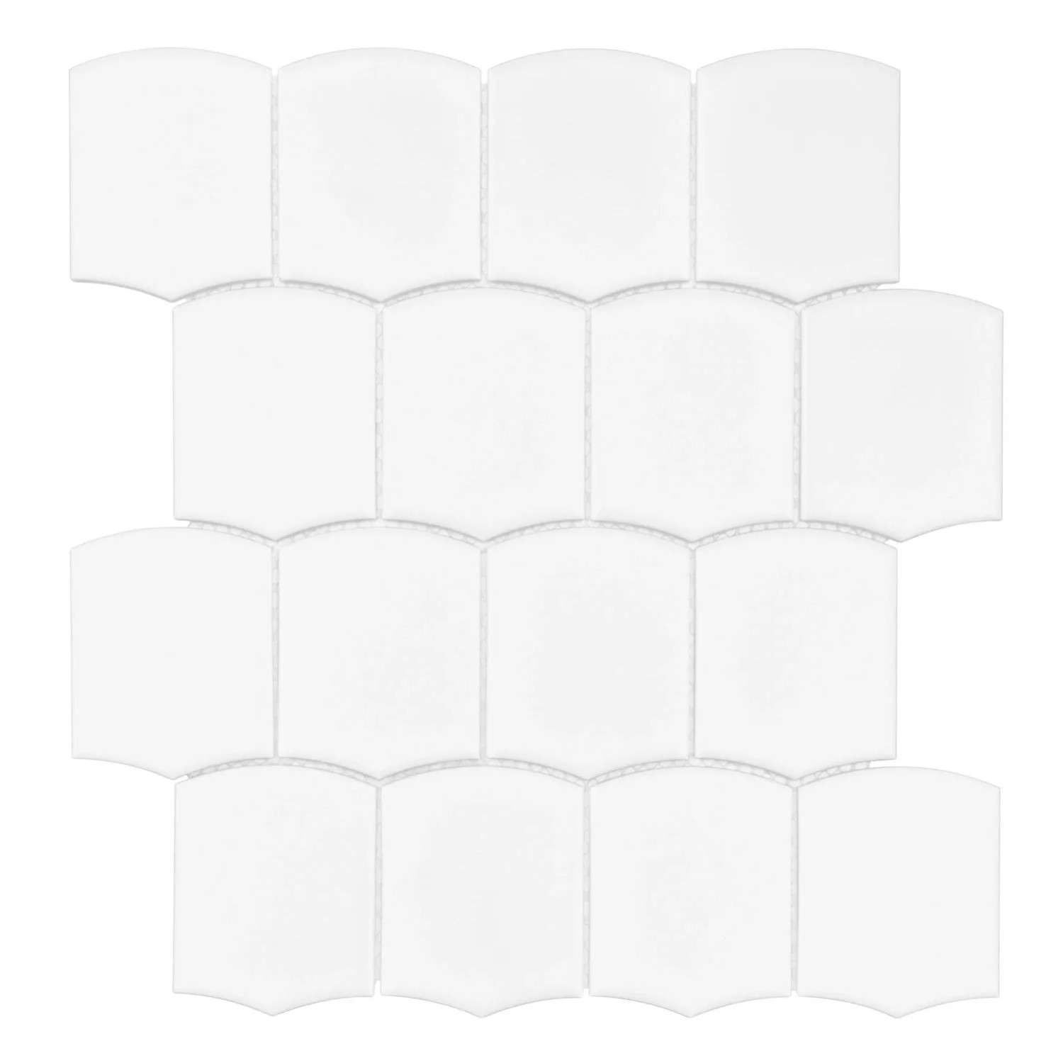 Mozaika Arcado white 25,6 x 29,2 cm