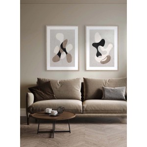 ARS LONGA Obraz ORGANIC SHAPE no.2 53 x 73 cm