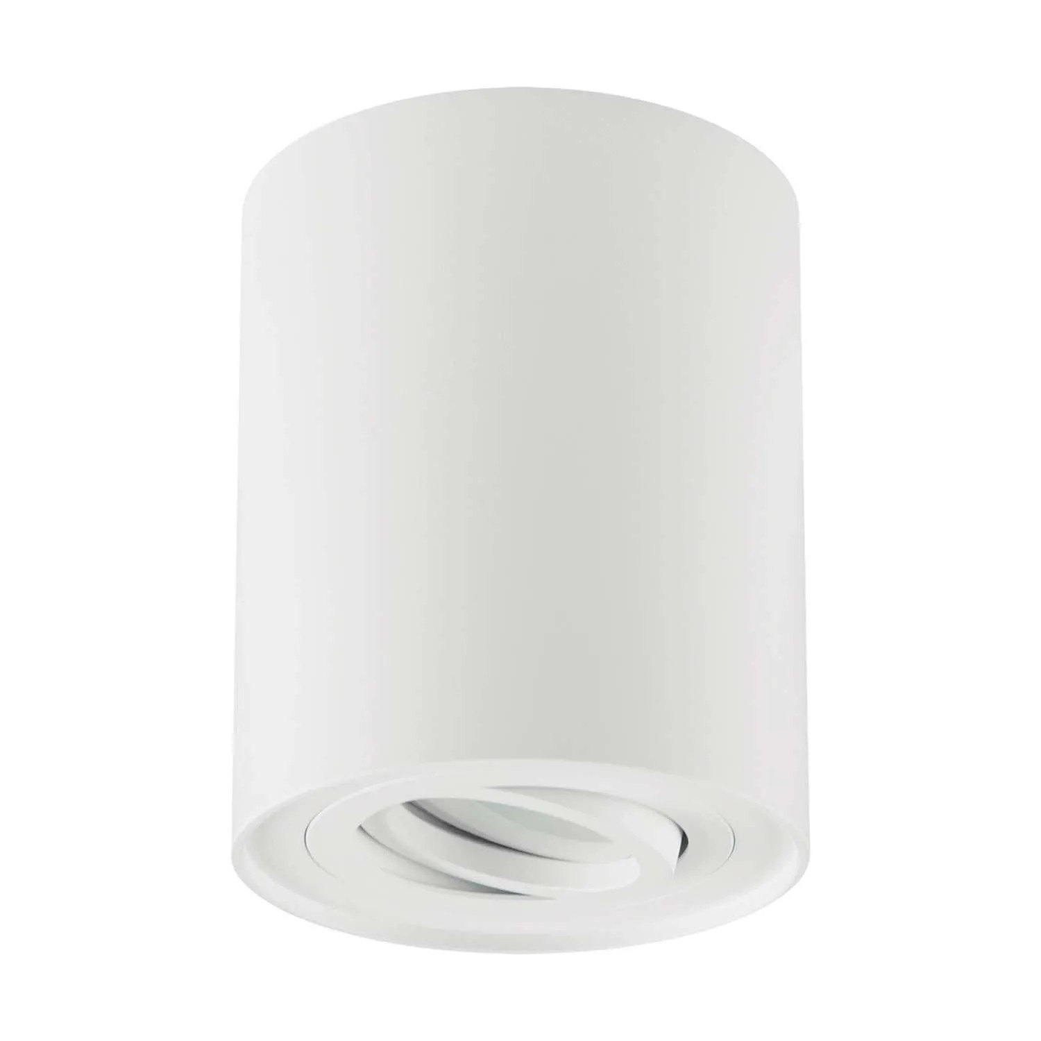 Struhm Lampa sufitowa natynkowa tuba HARY C 1xGU10 35W 12,5x9,4cm biała