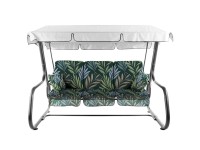 Huśtawka ogrodowa VENEZIA liście 3-osobowa