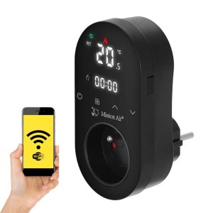 Mission Air Gniazdo regulatora temperatury Smart Nest czarny