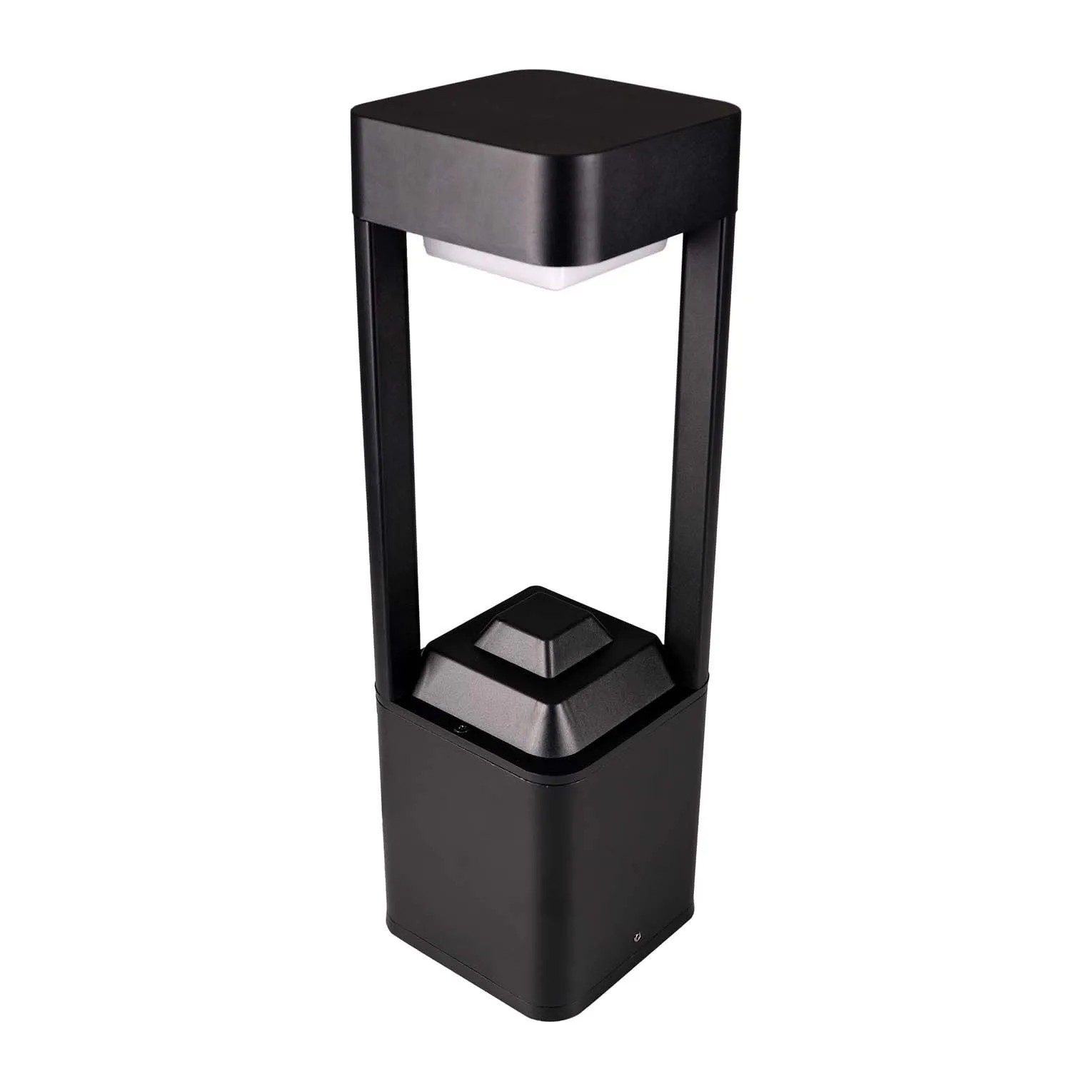 Goldlux Lampa ogrodowa słupek LED KIRUNA 12W 400K 1200lm IP44 wys.40cm czarna
