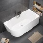 Wanna Pula Prawa 170 wolnostojąca przyścienna biała biały 170 x 80_3
