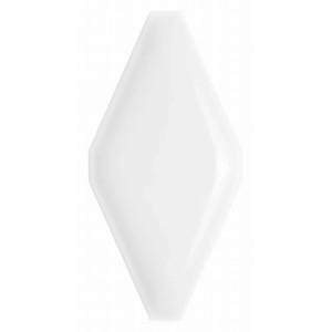 Biały Dekory t.b.t. w kształcie rombu.