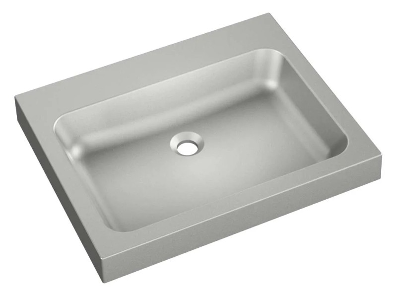 Umywalka MILET 49 Granitowa szary 49 x 61 x 9 cm