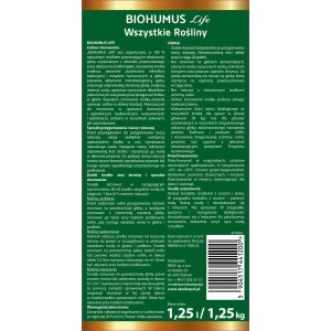 Biohumus Life do wszystkich roślin 1,25 l
