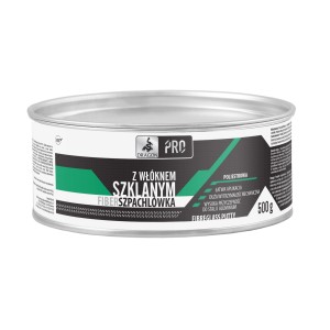 Puszka szpachli z włóknem szklanym t.b.t. do drewna, metalu i lakierów, 500g.