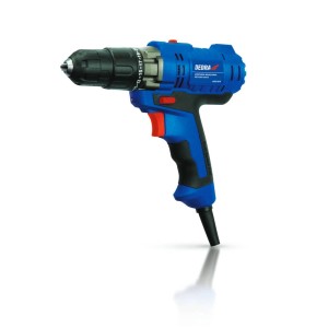Niebieska wiertarka t.b.t. dla majsterkowiczów i profesjonalistów.