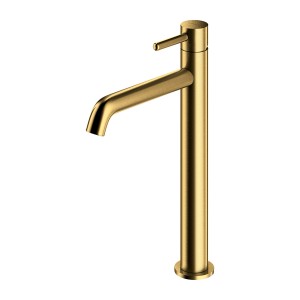 Złota bateria umywalkowa t.b.t do łazienki.