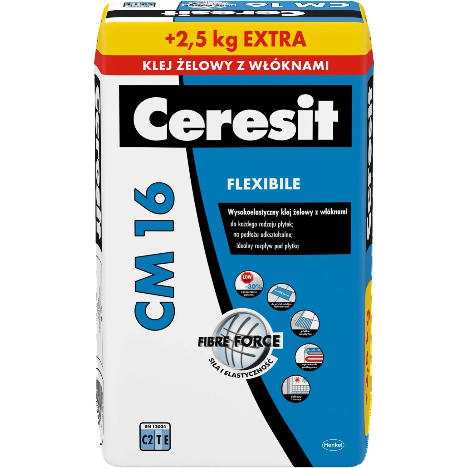 Ceresit Elastyczna zaprawa klejąca CM16 "Flexible" Promo 22,5 +2,5kg