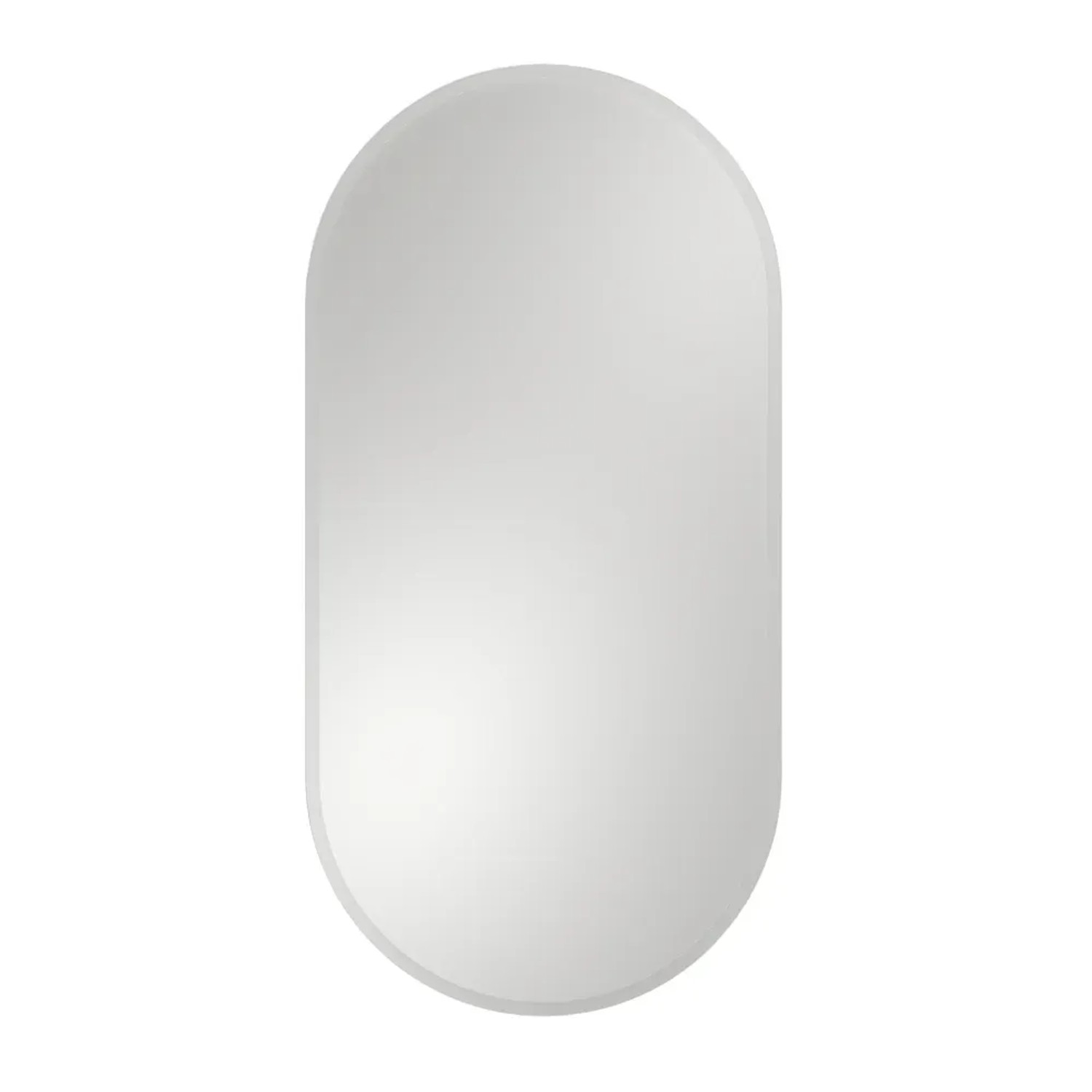 Lustro Max z oświetleniem LED owal 50x100